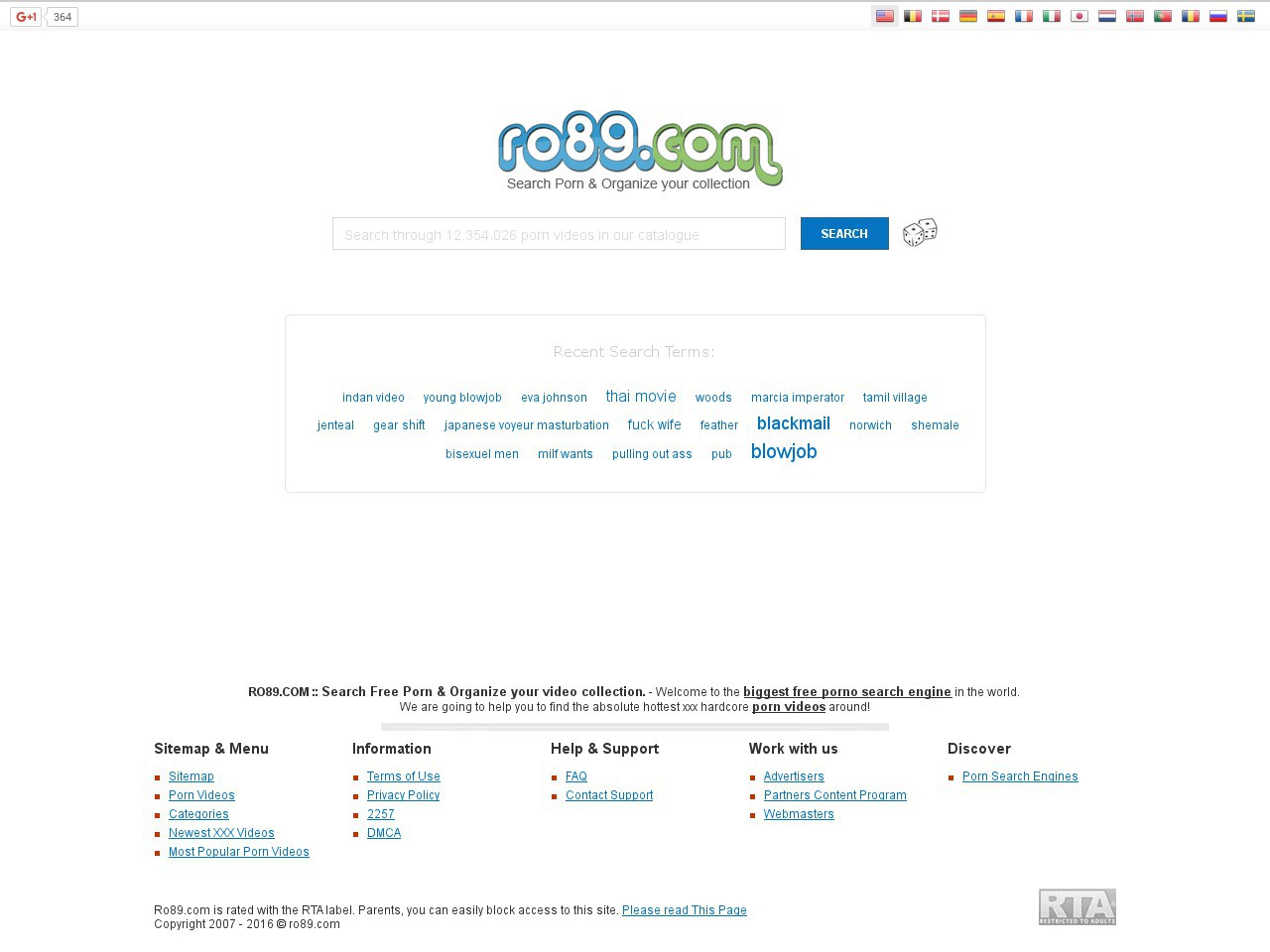 Ro89 - Ro89.com - Porn Search Engines - Best Porn Menu