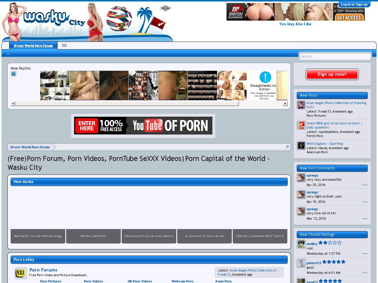 WaskuCity - WaskuCity .com - Popular Adult Forums - Best Porn Menu