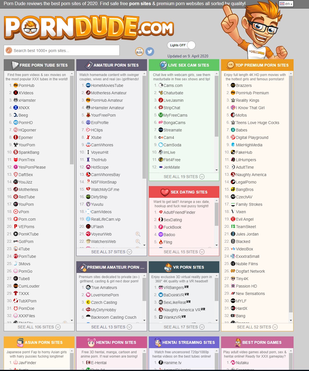 ThePornDude - ThePornDude.com - Search Engines Best Menu